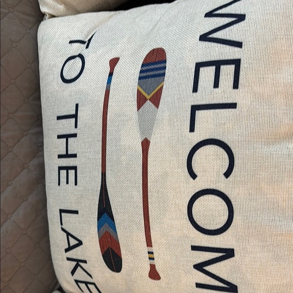 Decorative Lake House Throw Pillows - Set of 4 - Picture 2 of 5